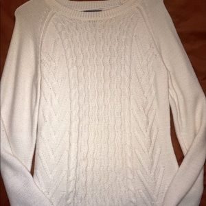 S White Knit Sweater